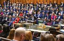 Заседание парламента Великобритании и выступление премьер-министра Риши Сунака
