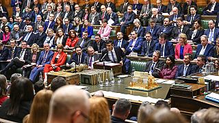 Заседание парламента Великобритании и выступление премьер-министра Риши Сунака