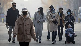 Menschen in Peking