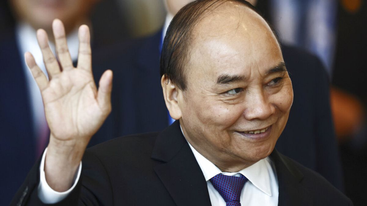 ARCHIVES - Le président vietnamien Nguyen Xuan Phuc lors du sommet de l'APEC à Bangkok, le 19/11/2022
