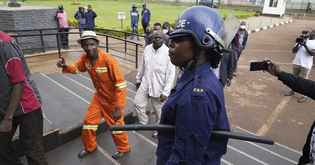 Zimbabwe Opposition Activists Arraigned In Court For Unlawful Gathering Africanews 