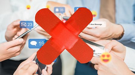 A ban on using your phone for social media