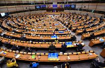 مقر الاتحاد الأوروبي في بروكسل، بلجيكا.