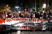 Protestmarsch in Marseille zwei Tage vor dem Großkampftag