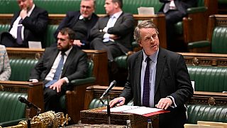 Secretary of State for Scotland Alister Jack addresses the House of Commons