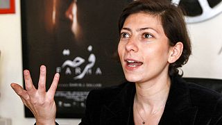 الأردنية دارين سلاّم مخرجة وكاتبة فيلم "فرحة"، عمّان، الأردن، 10 يناير 2023.