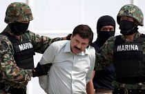 نیروهای امنیتی، ال‌چاپو سلطان مواد مخدر مکزیک را همراهی می‌کنند