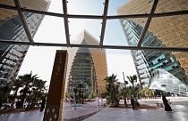 مباني المكاتب في مدينة الرائدة الرقمية بالعاصمة السعودية الرياض، 28 فبراير 2022.