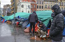 Menedékkérők Brüsszelben