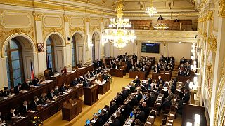 صورة أرشيفية لجلسة لبرلمان جمهورية التشيك بتاريخ 12 يناير 2022.