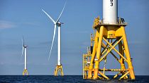 Датские ветряные электростанции в Северном море