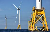 Датские ветряные электростанции в Северном море