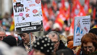 تظاهرات در فرانسه علیه اصلاح قانون بازنشستگی