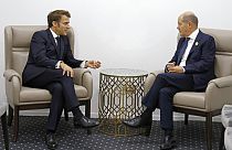 El presidente francés Emmanuel Macron y el canciller alemán Olaf Scholz, el pasado mes de noviembre en Sharm el-Sheikh, Egipto