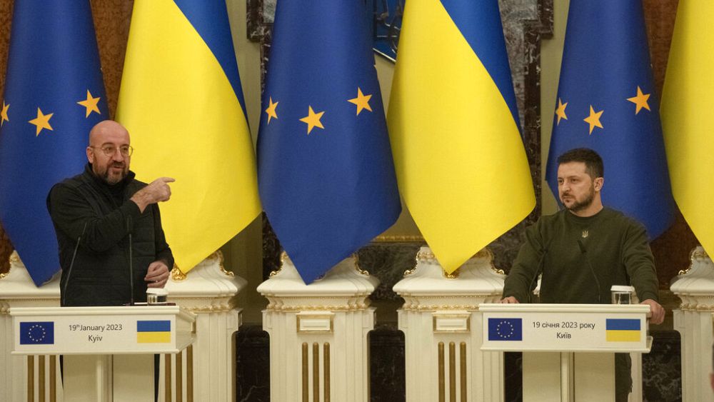 Watch: European Council president said 'tanks must be delivered' to Ukraine