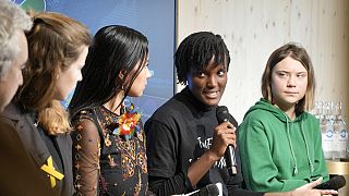 At Davos, Nakate and Thunberg slam lack of climate action