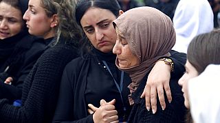 Jazidi asszonyok gyásza