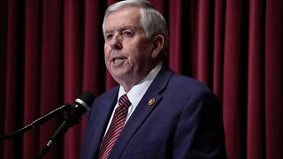 Missouri Gov. Mike Parson delivers the State of the State address Wednesday, Jan. 18, 2023, in Jefferson City