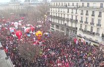 Акция протеста против пенсионной реформы
