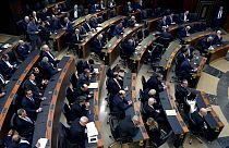 اجتماع النواب لانتخاب رئيس في مبنى البرلمان في بيروت، لبنان، الخميس 19 يناير 2023.