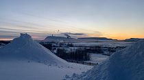 Usine d'exploitation de minerai de fer à Kiruna en Suède