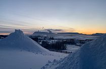 La mina de Kiruna, en Suecia.