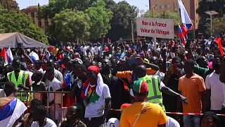 Demonstrators demand France withdrawal from Burkina Faso
