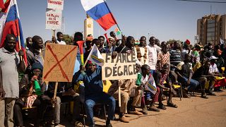 Manifestation contre la présence français au Burkina Faso, Ouagadougou, le 20 janvier 2023