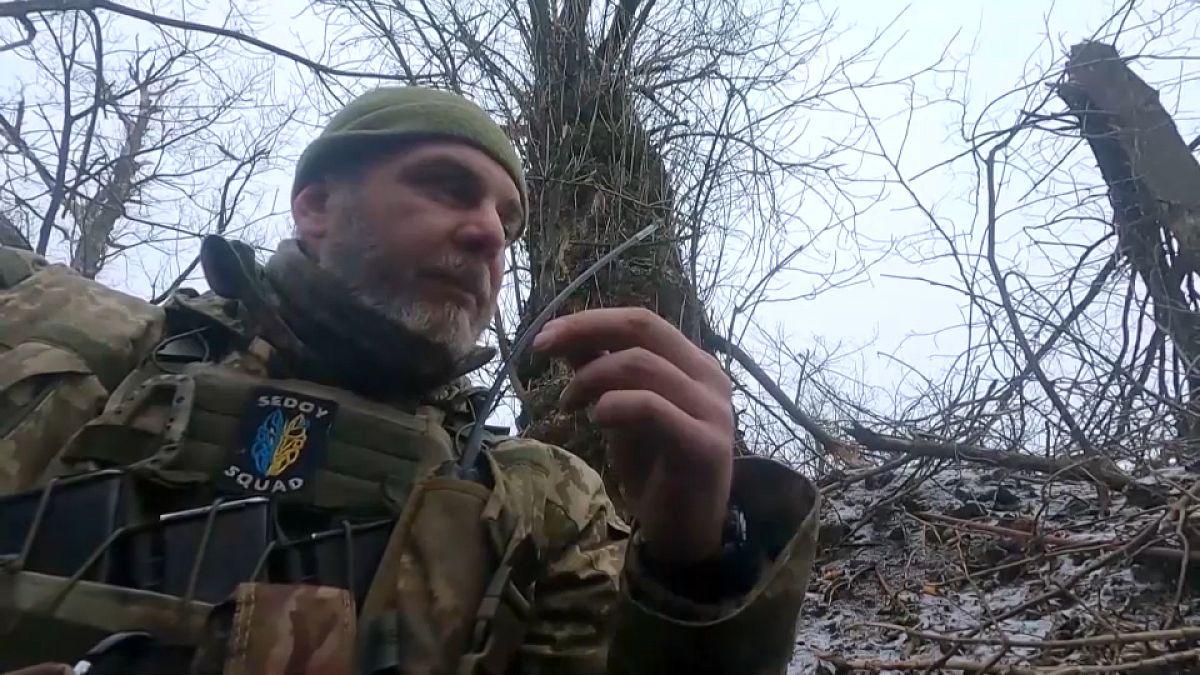 Le commandant Sedoy à Velyka Novossilka, dans la région de Donetsk, dans l’est de l’Ukraine.