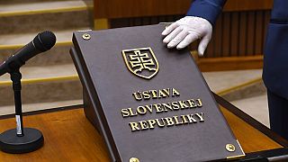A szlovák alkotmány díszkiadása (a kép illusztráció)