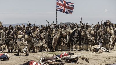 إعادة تمثيل الحرب الأنجلو-زولو بين الإمبراطورية البريطانية ومملكة الزولو.