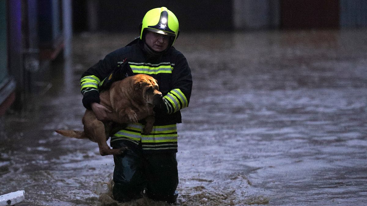 Наводнение в Косове, 19 января 2023 года.