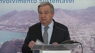 UN chief arrives in Cabo Verde to raise concerns about climate change