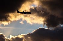 A Ryanair passengers aircraft Boeing 737 from Malta approaches Toulouse-Blagnac airport for landing, in Toulouse, southwestern France, on January 20, 2023.