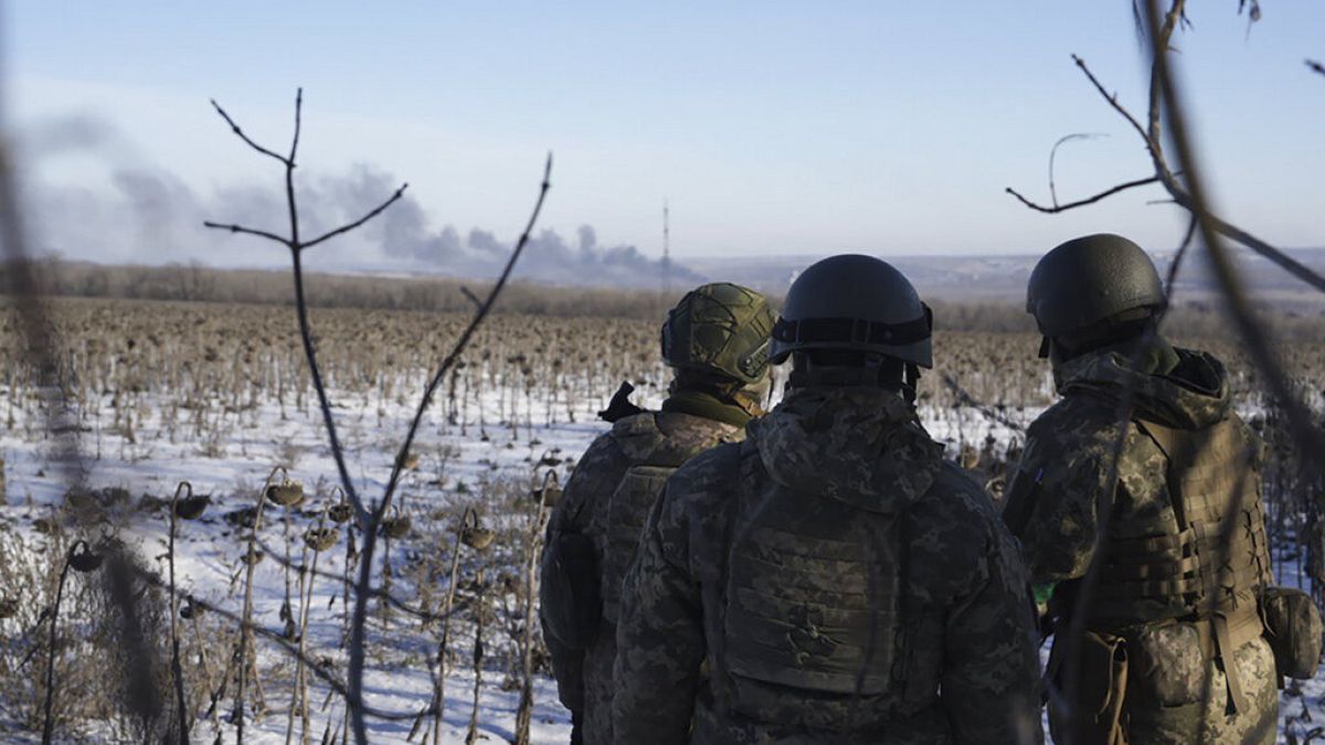 In Soledar in der Ukraine ist eine russische Journalistin angeschossen worden 