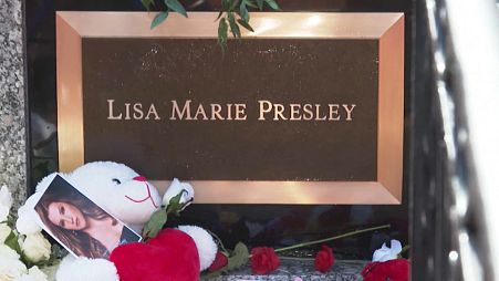 Presley's above-ground grave.