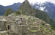 Le rovine del famoso sito archeologico di Machu Picchu, luglio 2006.