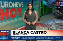 Blanca Castro presenta este lunes 23 de enero Euronews Hoy. 