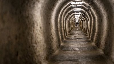 Tunnel in einer ehemaligen Salzmine in Turda (Rumänien). Hier soll es im Fall eines Atomunfalls sicherer sein.