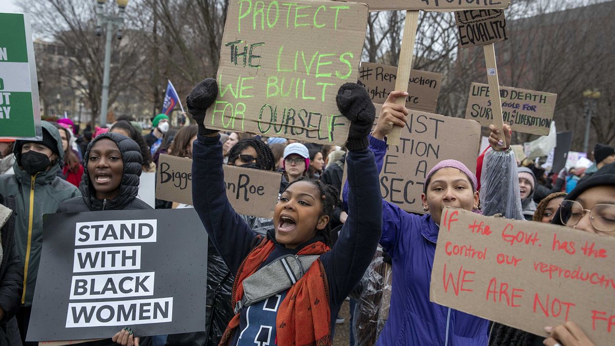 Women's March in New York City für das Recht auf Abtreibung, 22.01.2023 