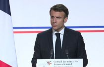 Emmanuel Macron à Paris, le 22 janvier 2023