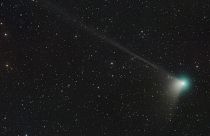 Der Grüne Komet im Anflug in Richtung Erde.