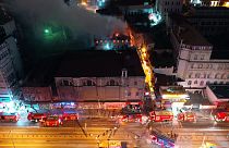 Karaköy'deki Surp Pırgiç Ermeni Katolik Kilisesi'nin lojman kısmında çıkan yangın itfaiye ekiplerince söndürülürken, hayatını kaybedenlerin sayısı ikiye yükseldi