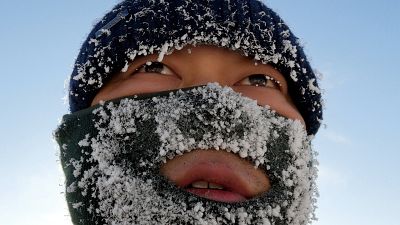 Frío polar en la ciudad de Mohe