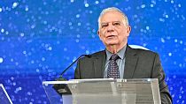 Josep Borrell s'exprime lors de la séance d'ouverture de la Conférence européenne sur l'espace