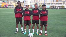 African women footballers striving for the best in the Turkish League