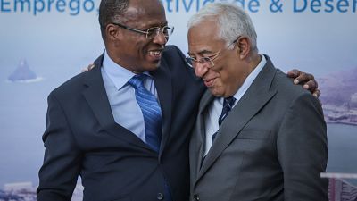 Primeiros-ministros de Cabo Verde e Portugal juntos no Mindelo