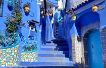 Byway's overland adventure stops in Chefchaouen, famed for its powder blue buildings.