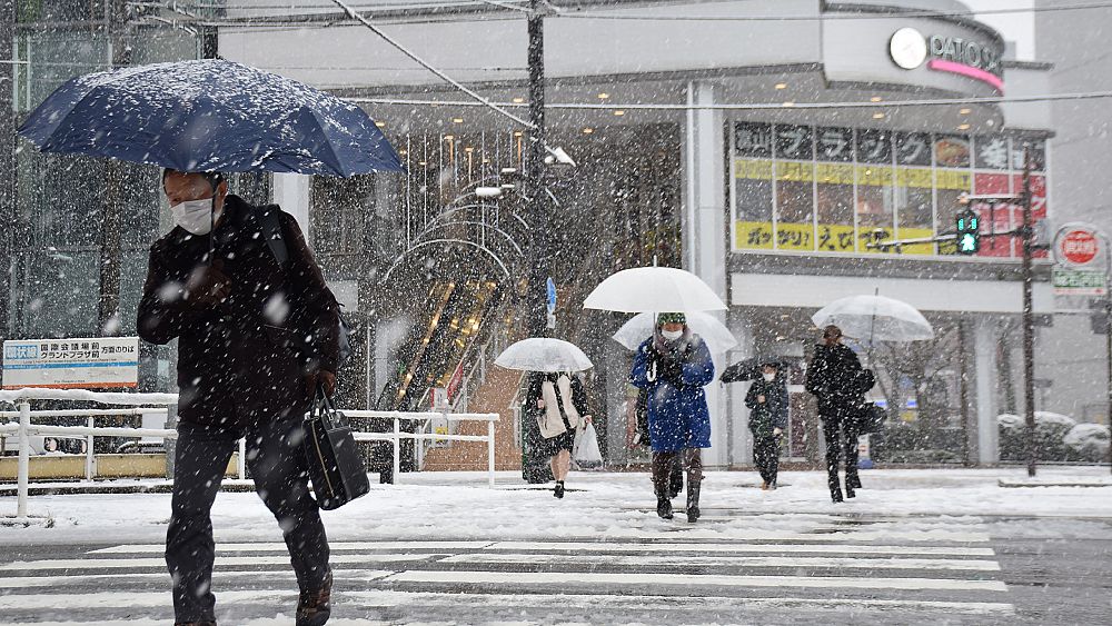 Watch: Temperatures drop to the lowest in a decade across Japan