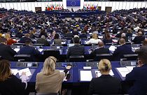 Session of the European Parliament.